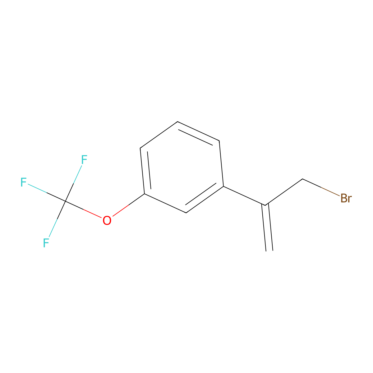 1-(3-Bromoprop-1-en-2-yl)-3-(trifluoromethoxy)benzene molecular structure, CAS 2228257-57-4