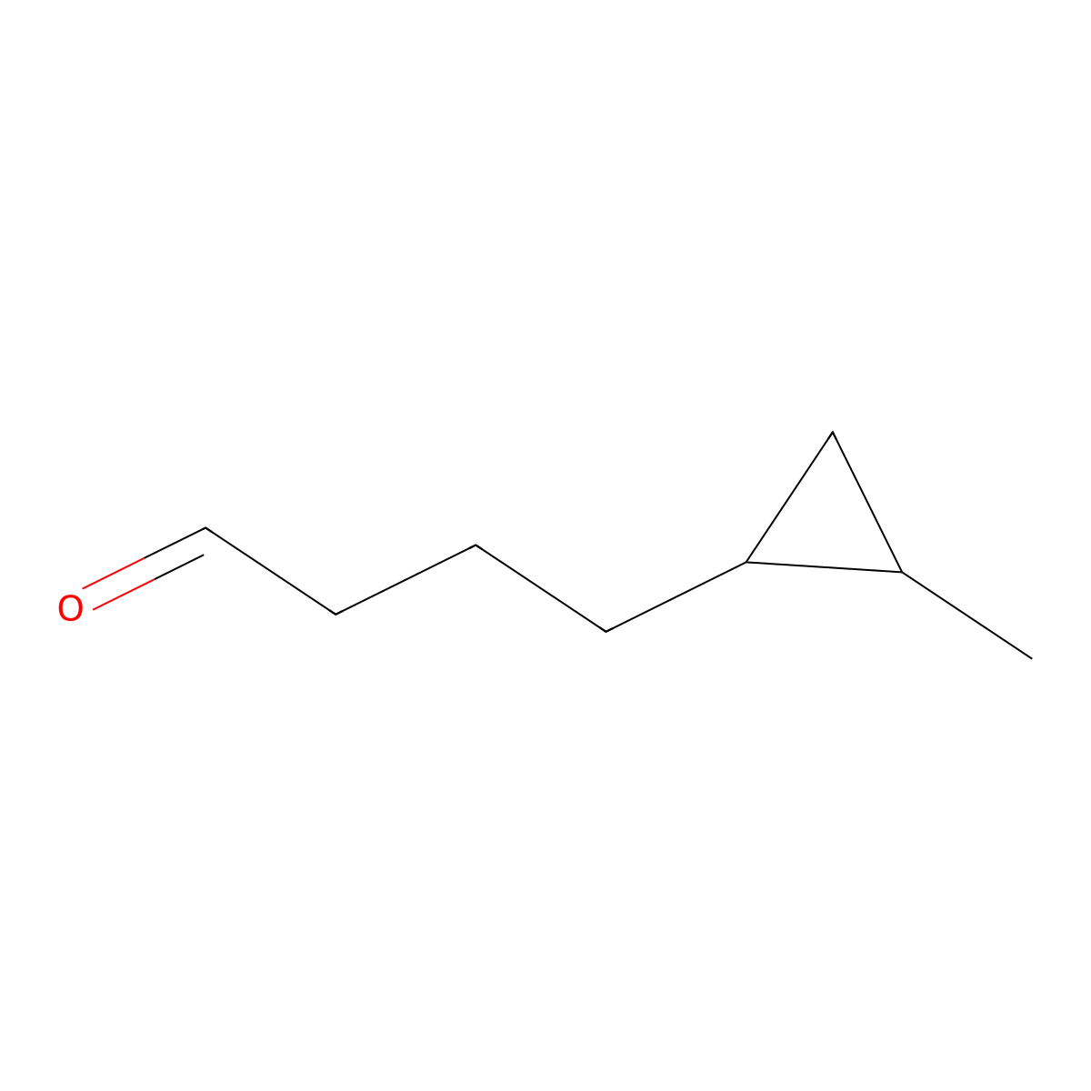 4-(2-Methylcyclopropyl)butanal molecular structure, CAS 2228298-73-3