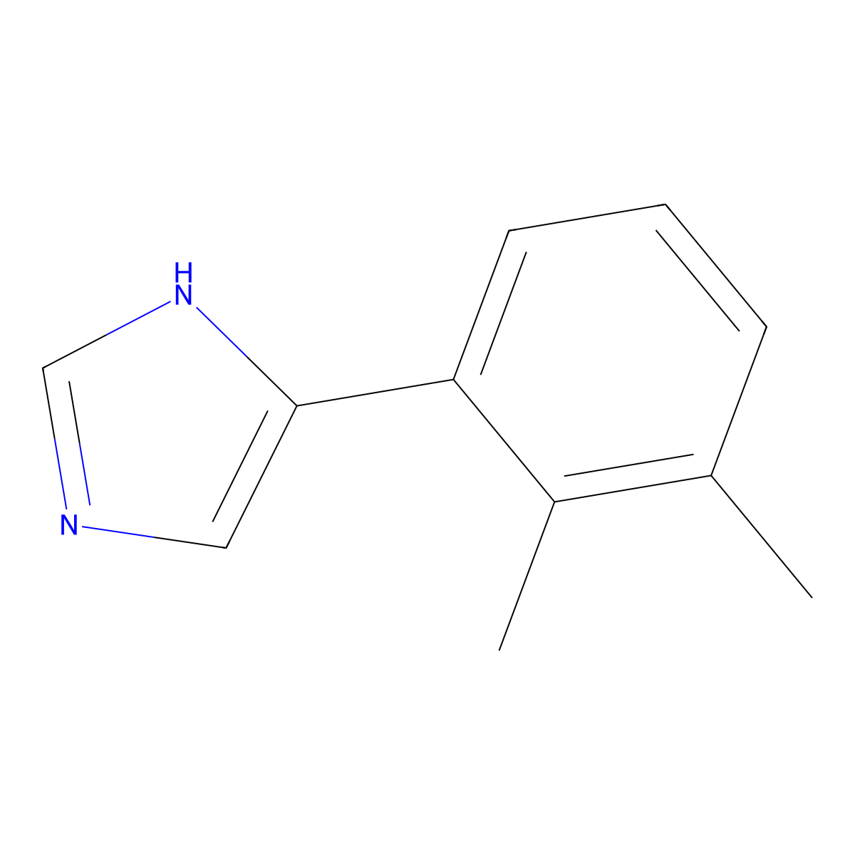 4-(2,3-dimethylphenyl)-1H-imidazole molecular structure, CAS 2228336-03-4