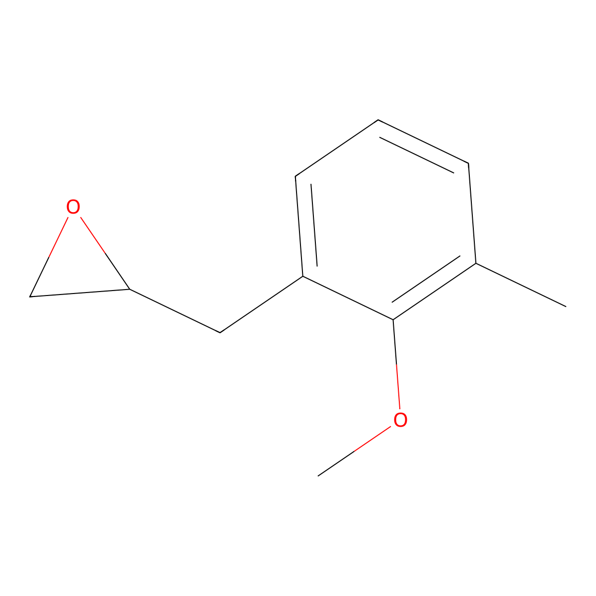 2-[(2-Methoxy-3-methylphenyl)methyl]oxirane molecular structure, CAS 2228344-22-5
