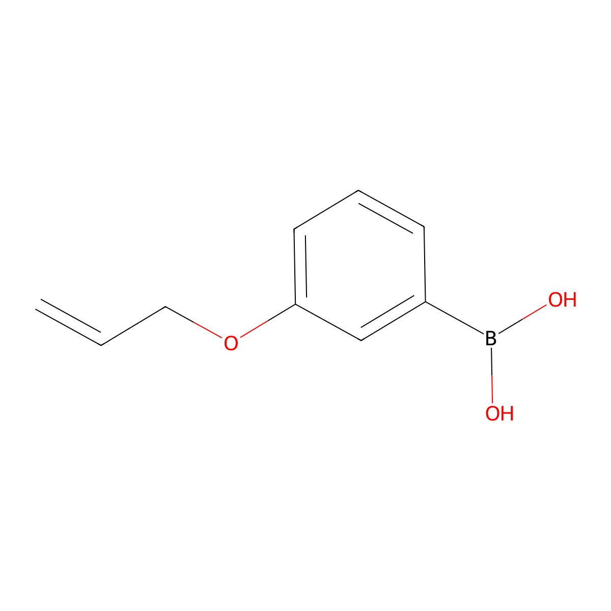 3-Allyloxyphenylboronic acid molecular structure, CAS 222840-95-1