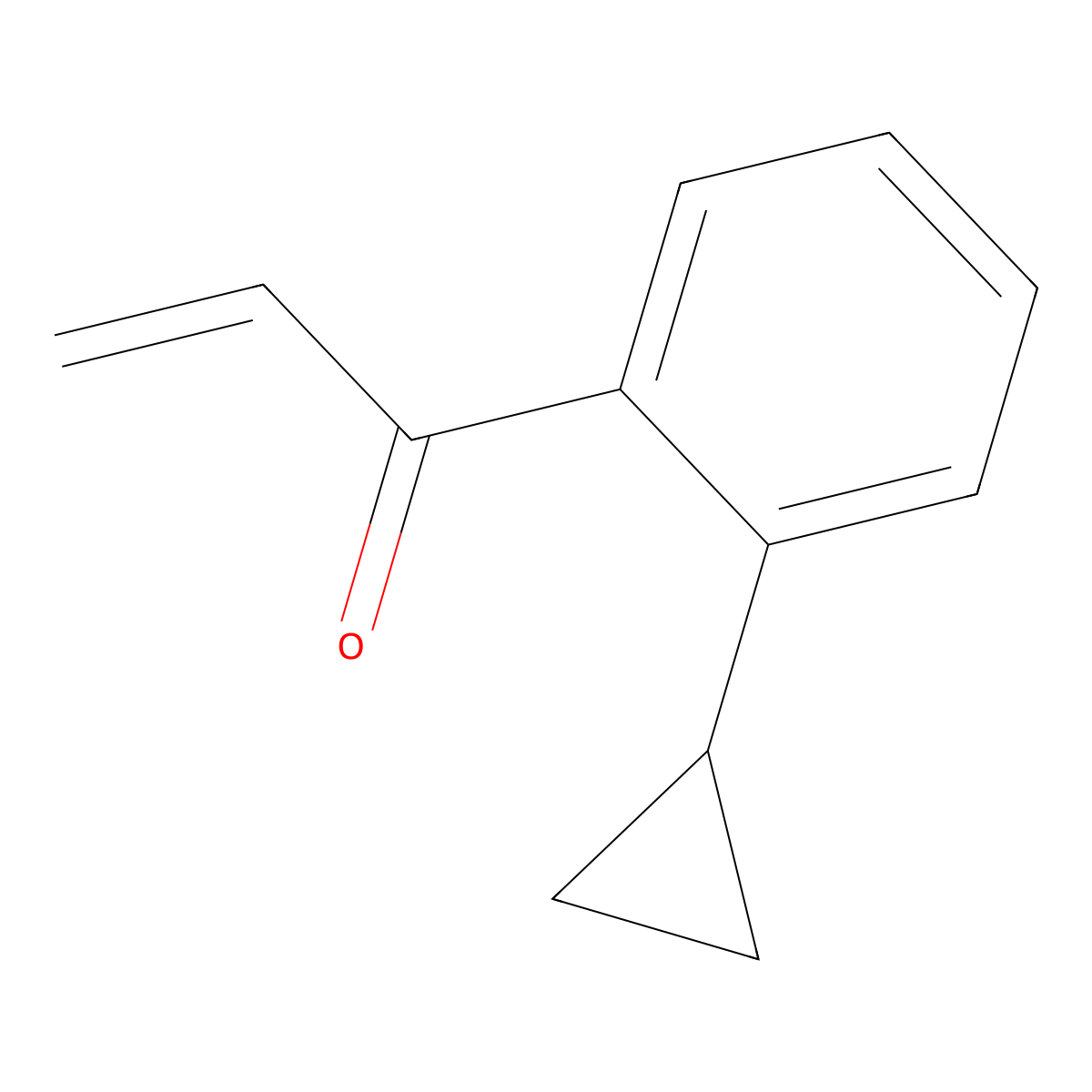 1-(2-Cyclopropylphenyl)prop-2-en-1-one molecular structure, CAS 2228404-39-3