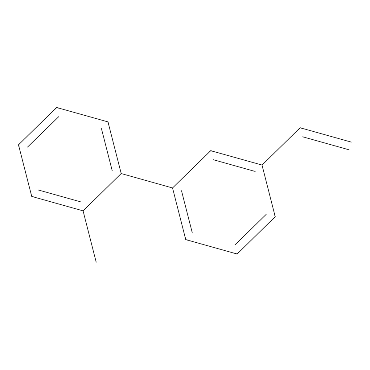 1-(3-Ethenylphenyl)-2-methylbenzene molecular structure, CAS 2228414-63-7