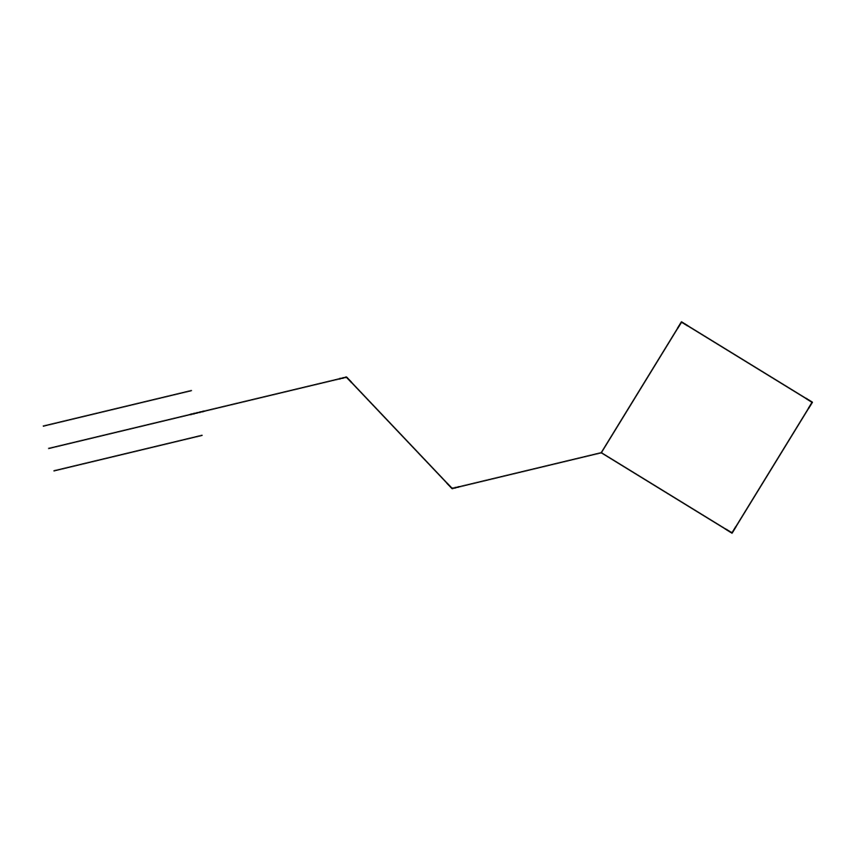 (But-3-yn-1-yl)cyclobutane molecular structure, CAS 2228478-18-8