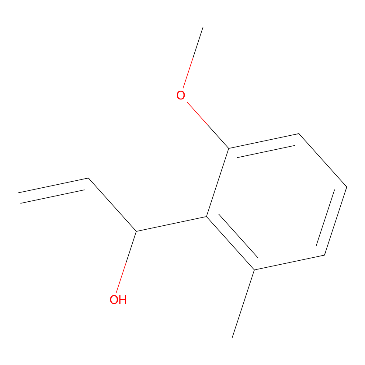1-(2-Methoxy-6-methylphenyl)prop-2-en-1-ol molecular structure, CAS 2228480-92-8
