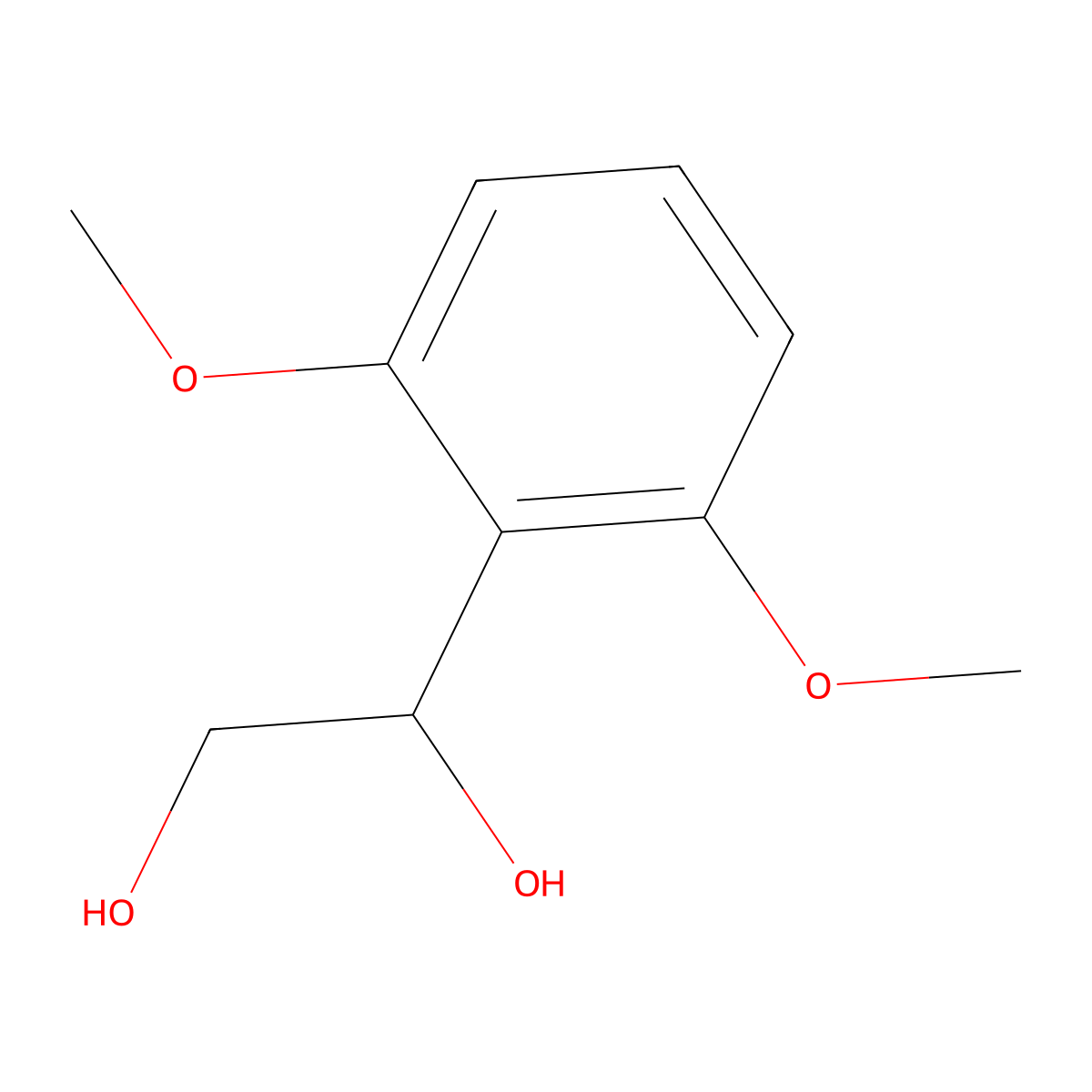 1-(2,6-Dimethoxyphenyl)ethane-1,2-diol molecular structure, CAS 2228489-05-0