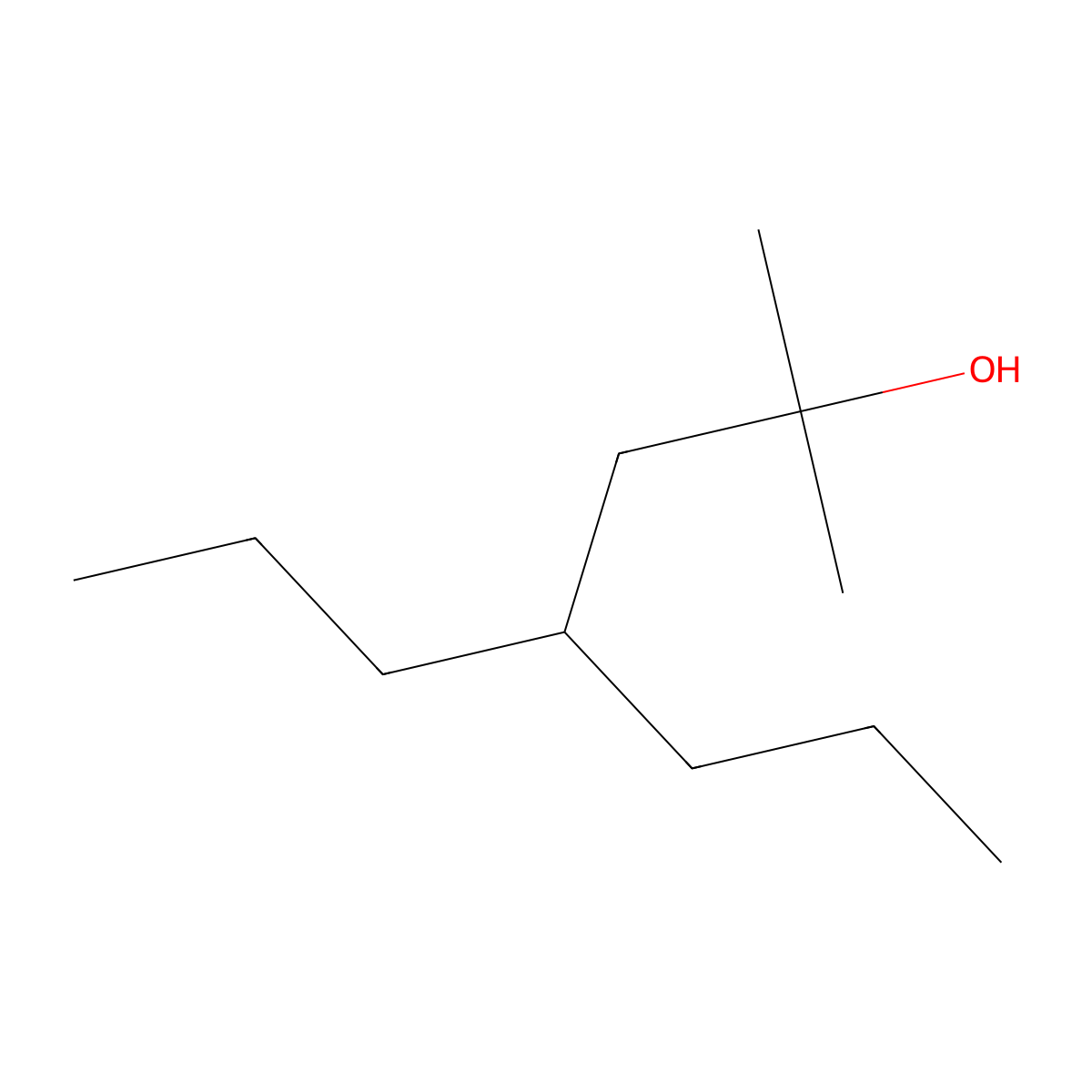 2-Methyl-4-propylheptan-2-ol molecular structure, CAS 2228601-50-9