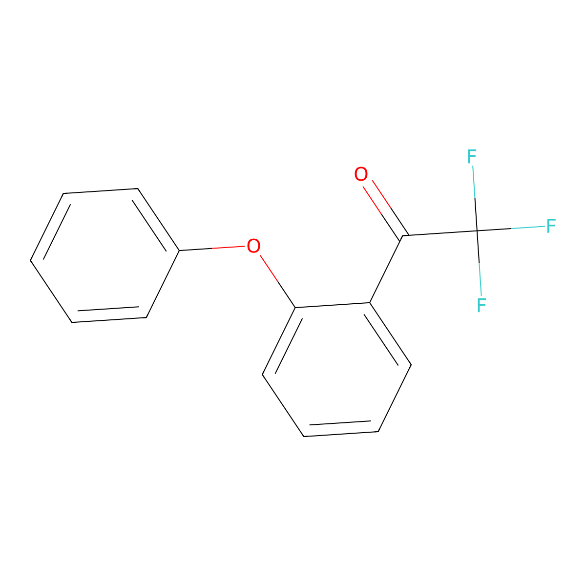 2,2,2-Trifluoro-1-(2-phenoxyphenyl)ethan-1-one molecular structure, CAS 2228602-17-1