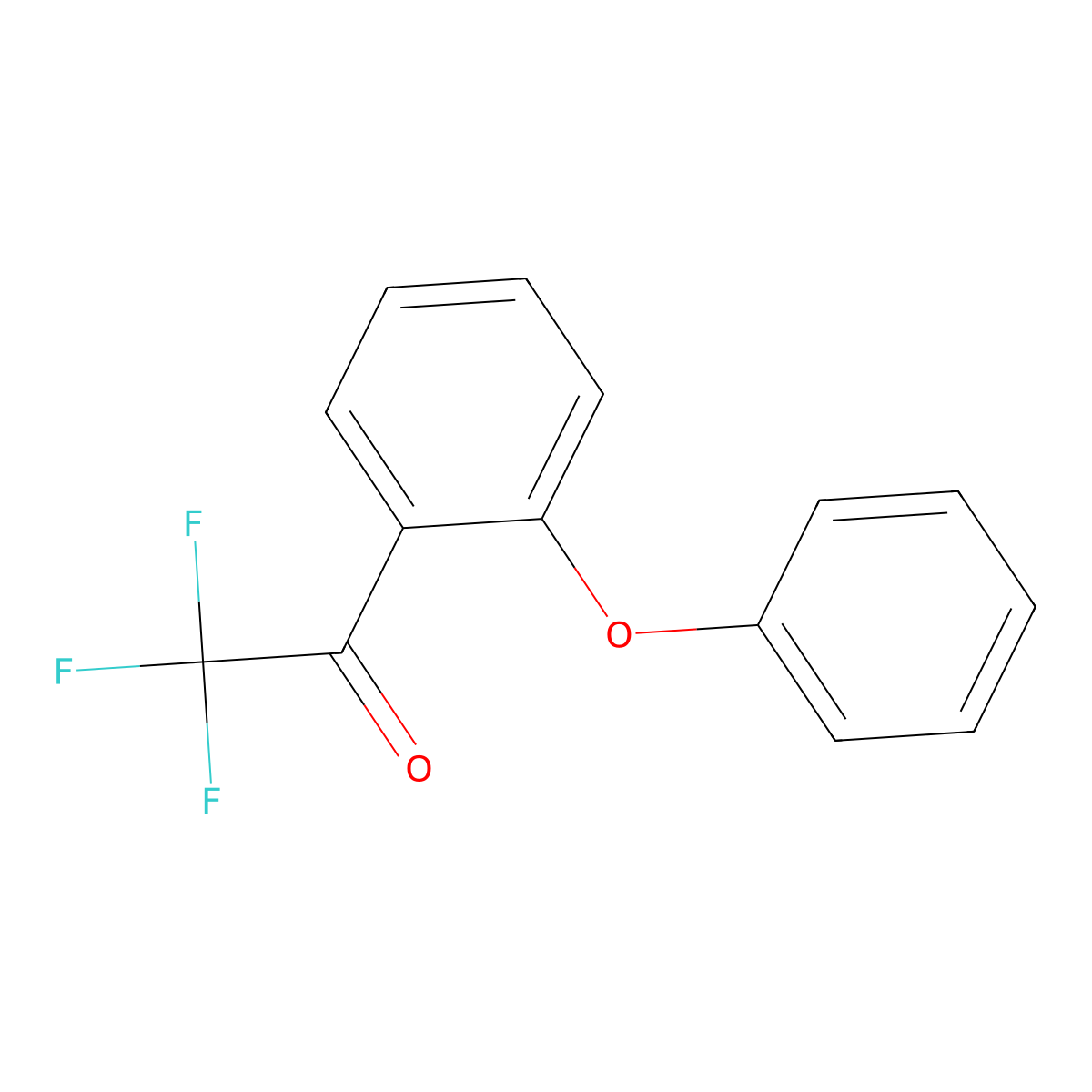 2,2,2-Trifluoro-1-(2-phenoxyphenyl)ethan-1-one molecular structure, CAS 2228602-17-1