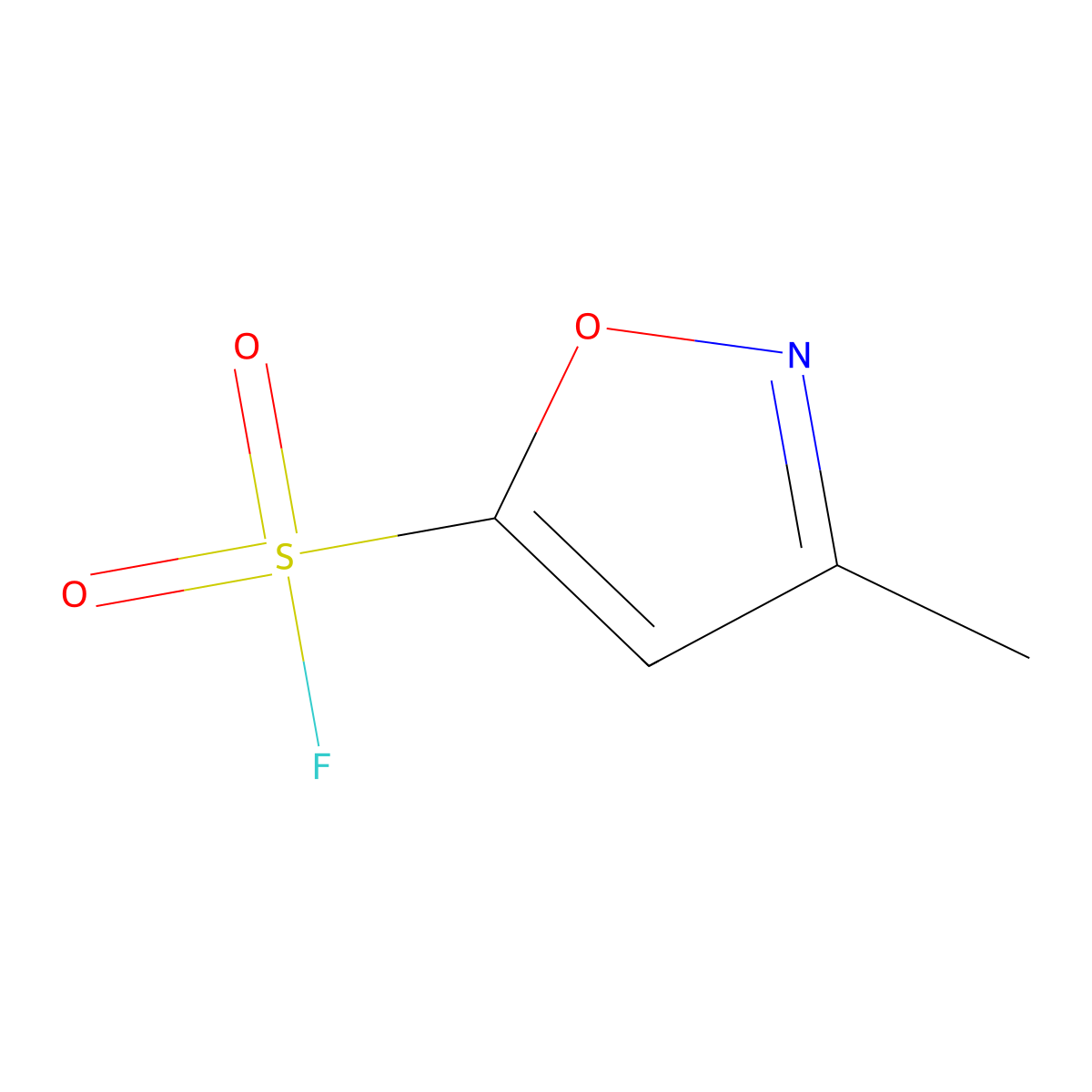 3-Methyl-1,2-oxazole-5-sulfonyl fluoride molecular structure, CAS 2228608-92-0