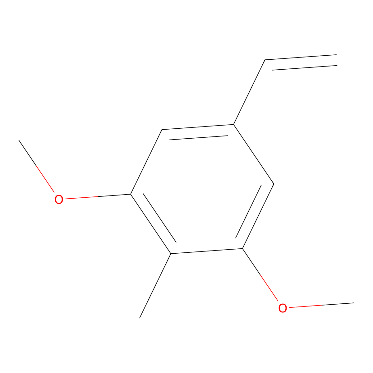 5-Ethenyl-1,3-dimethoxy-2-methylbenzene molecular structure, CAS 2228611-64-9