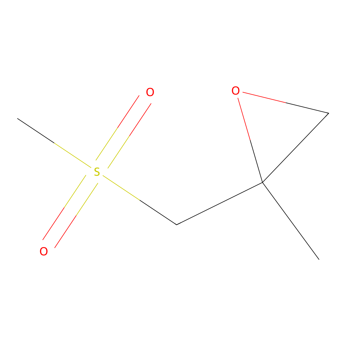 2-(Methanesulfonylmethyl)-2-methyloxirane molecular structure, CAS 2228692-10-0