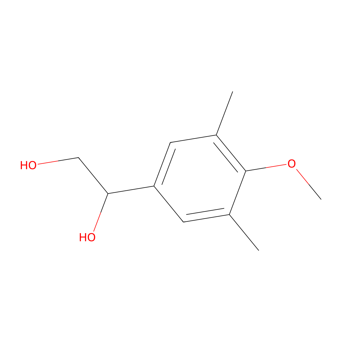 1-(4-Methoxy-3,5-dimethylphenyl)ethane-1,2-diol molecular structure, CAS 2228693-79-4