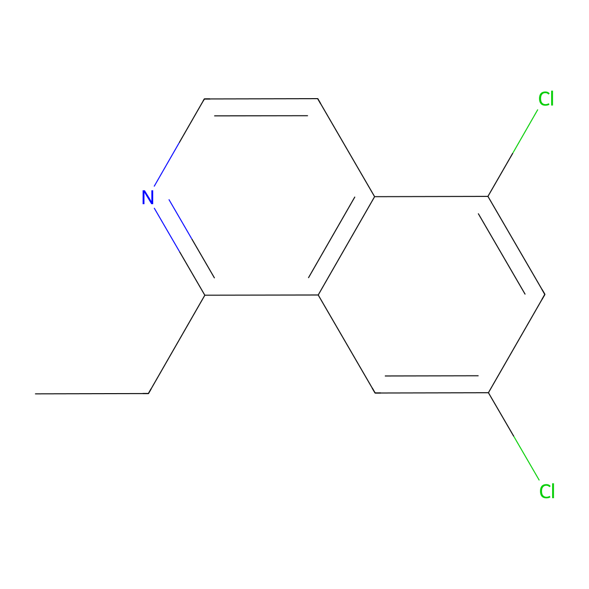 5,7-Dichloro-1-ethylisoquinoline molecular structure, CAS 2228695-87-0