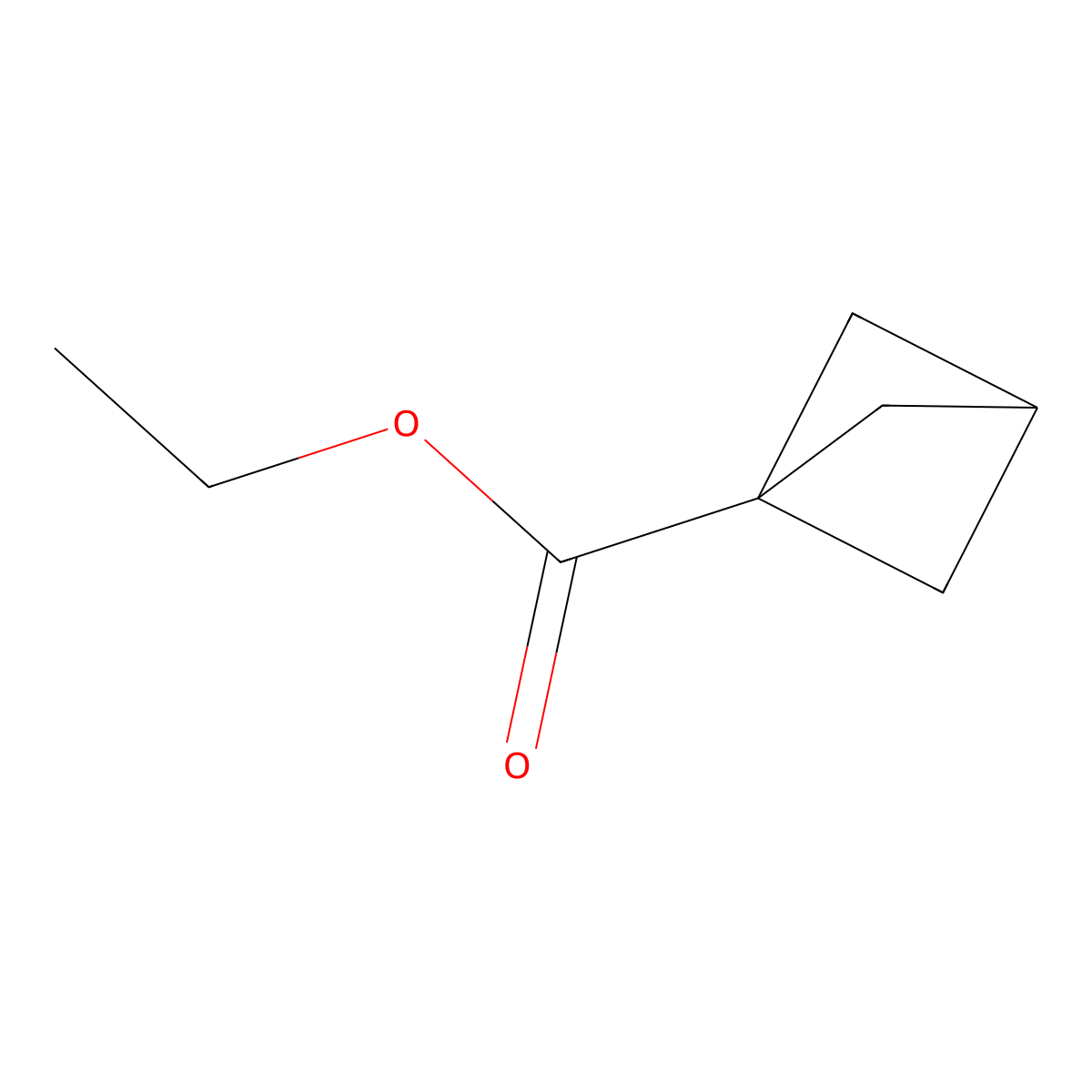 Ethyl bicyclo[1.1.1]pentane-1-carboxylate molecular structure, CAS 22287-27-0