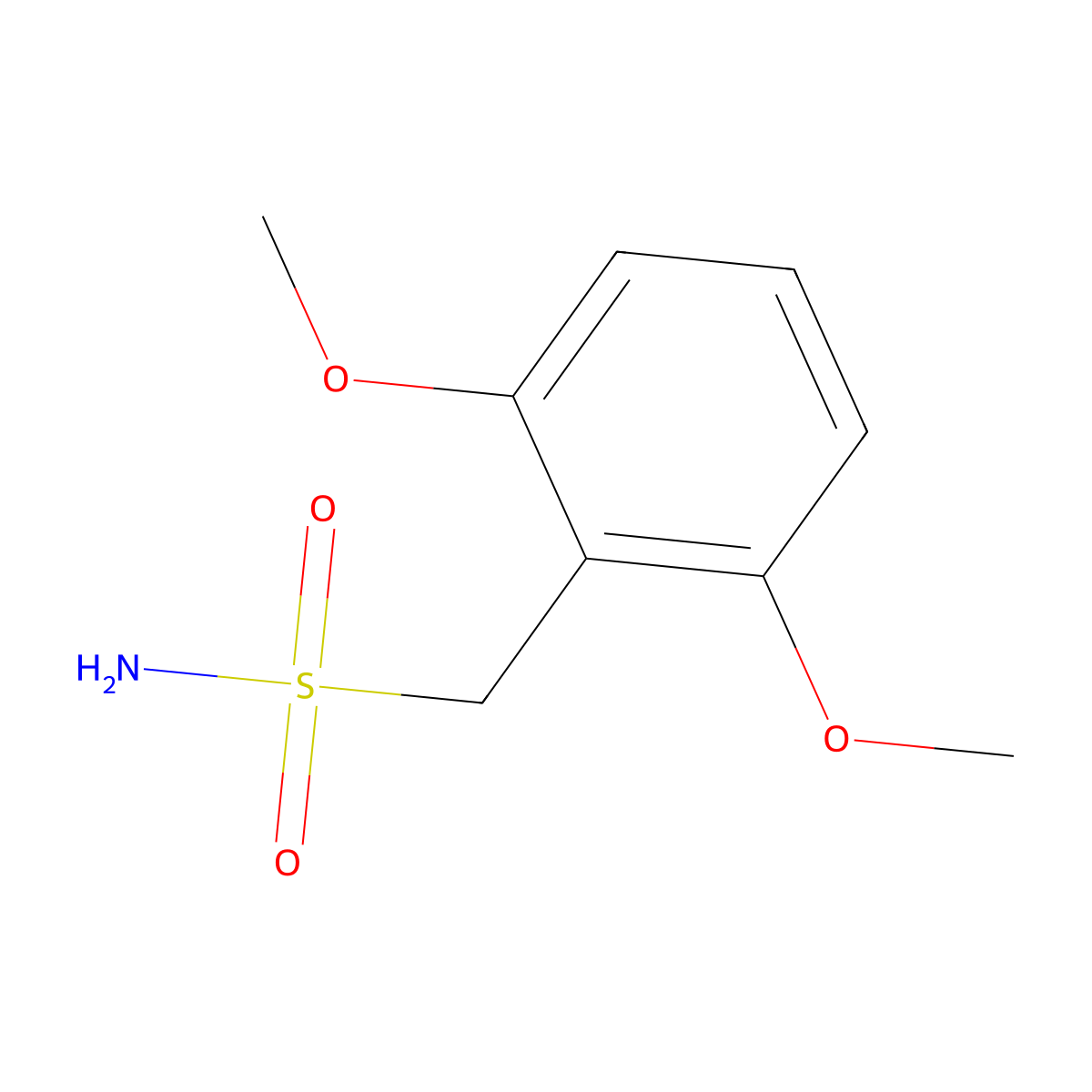 (2,6-Dimethoxyphenyl)methanesulfonamide molecular structure, CAS 2228722-83-4