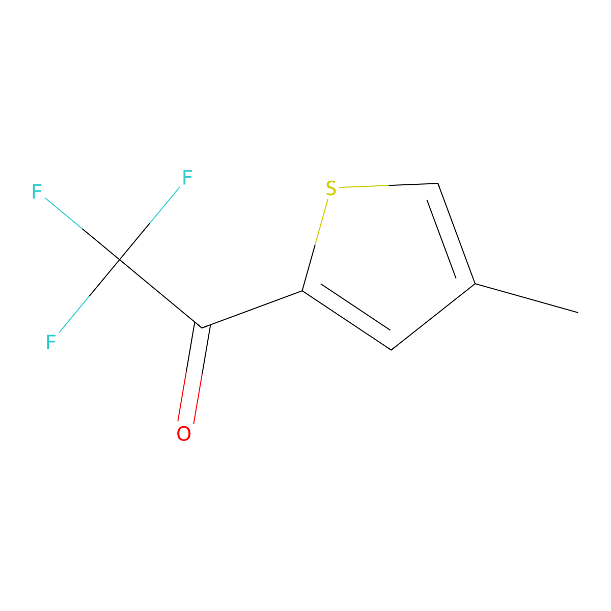 2,2,2-Trifluoro-1-(4-methyl-2-thienyl)ethanone molecular structure, CAS 2228748-14-7