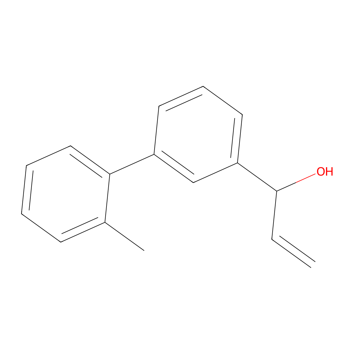 1-[3-(2-Methylphenyl)phenyl]prop-2-en-1-ol molecular structure, CAS 2228757-60-4