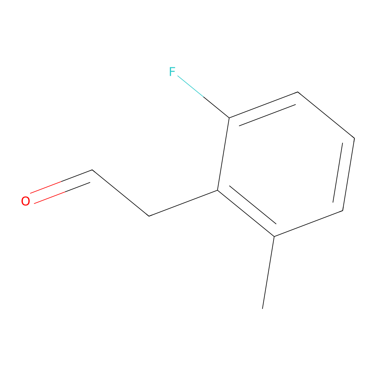 2-(2-Fluoro-6-methylphenyl)acetaldehyde molecular structure, CAS 2228771-93-3