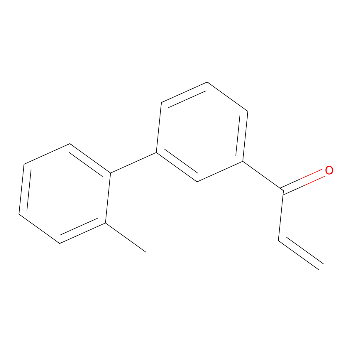 1-[3-(2-Methylphenyl)phenyl]prop-2-en-1-one molecular structure, CAS 2228778-45-6