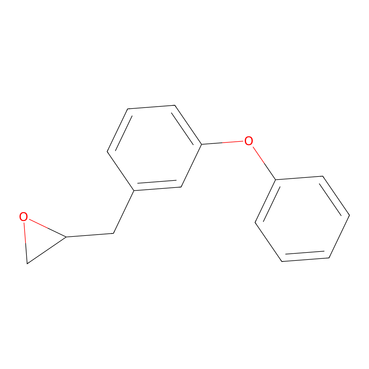 2-[(3-Phenoxyphenyl)methyl]oxirane molecular structure, CAS 2228780-39-8