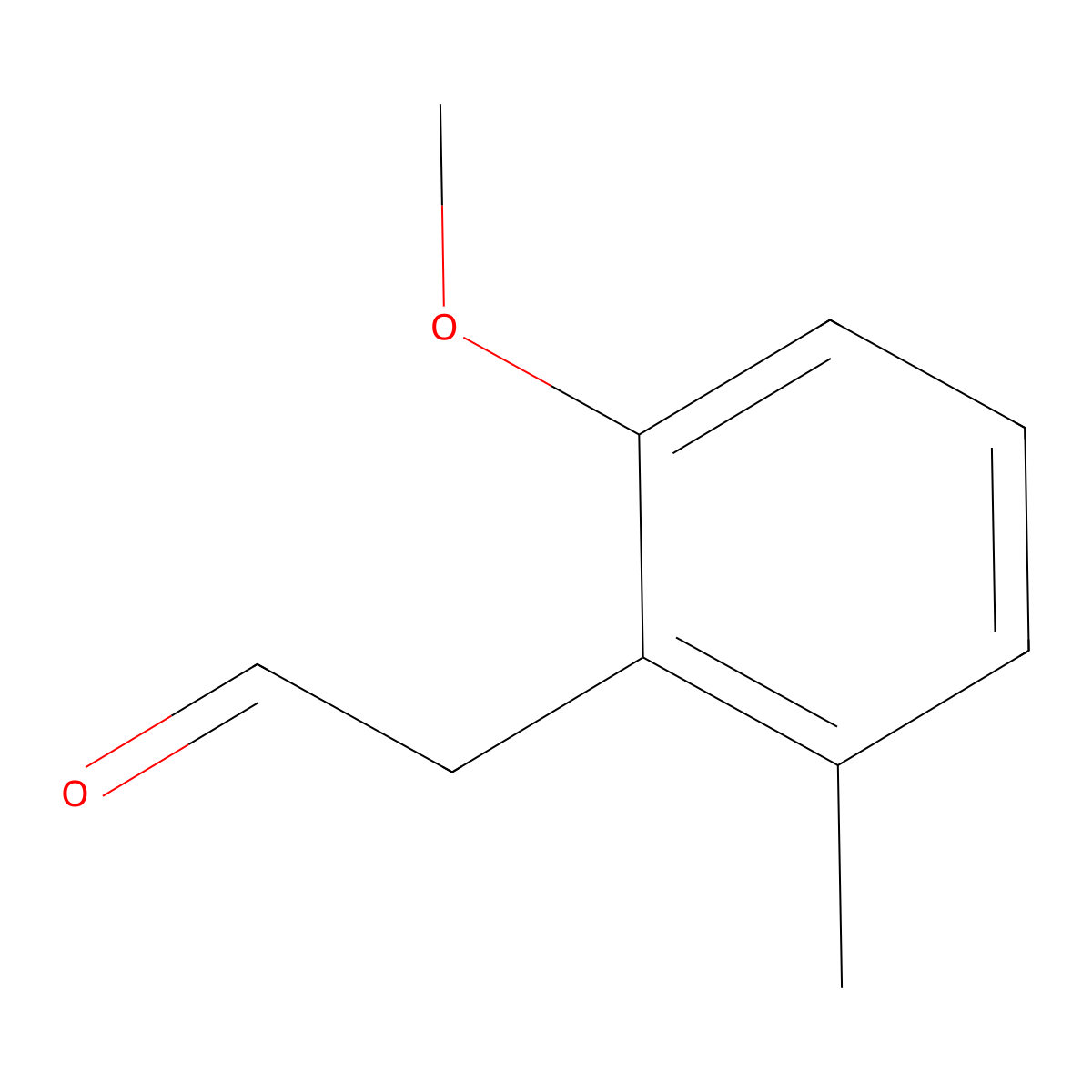 2-(2-Methoxy-6-methylphenyl)acetaldehyde molecular structure, CAS 2228794-49-6