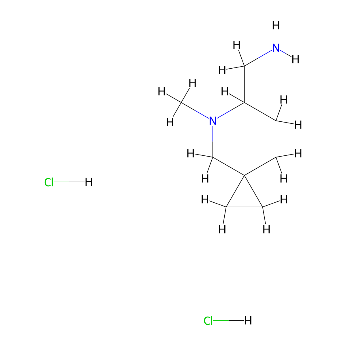 {5-Methyl-5-azaspiro[2.5]octan-6-yl}methanamine dihydrochloride molecular structure, CAS 2228811-52-5