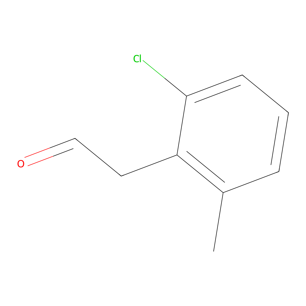 2-(2-Chloro-6-methylphenyl)acetaldehyde molecular structure, CAS 2228817-30-7