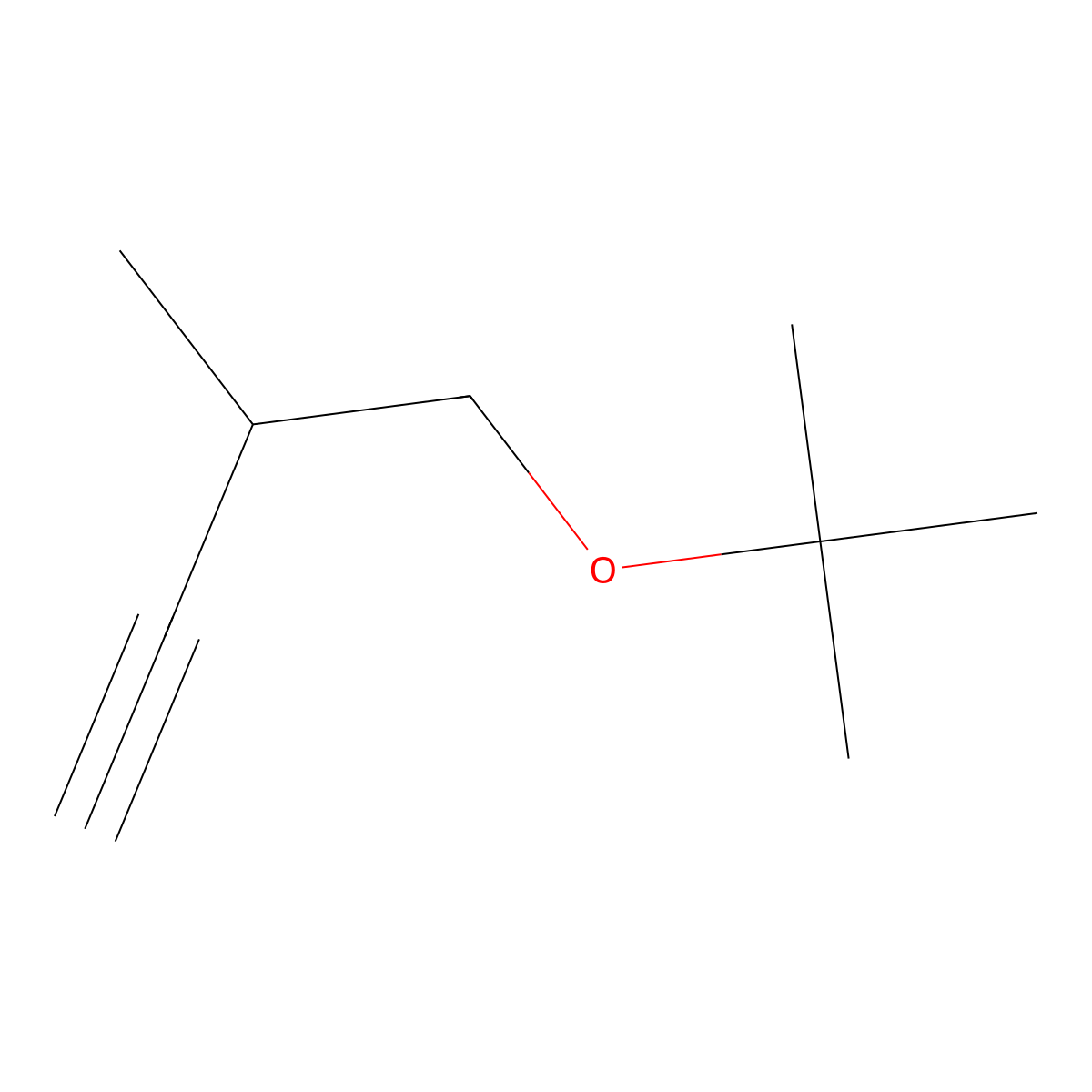 4-(Tert-butoxy)-3-methylbut-1-yne molecular structure, CAS 2228819-02-9