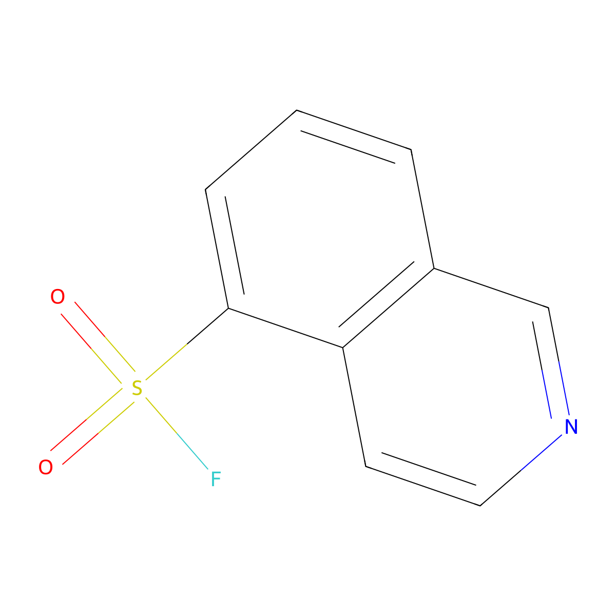 Isoquinoline-5-sulfonyl fluoride molecular structure, CAS 2228823-68-3