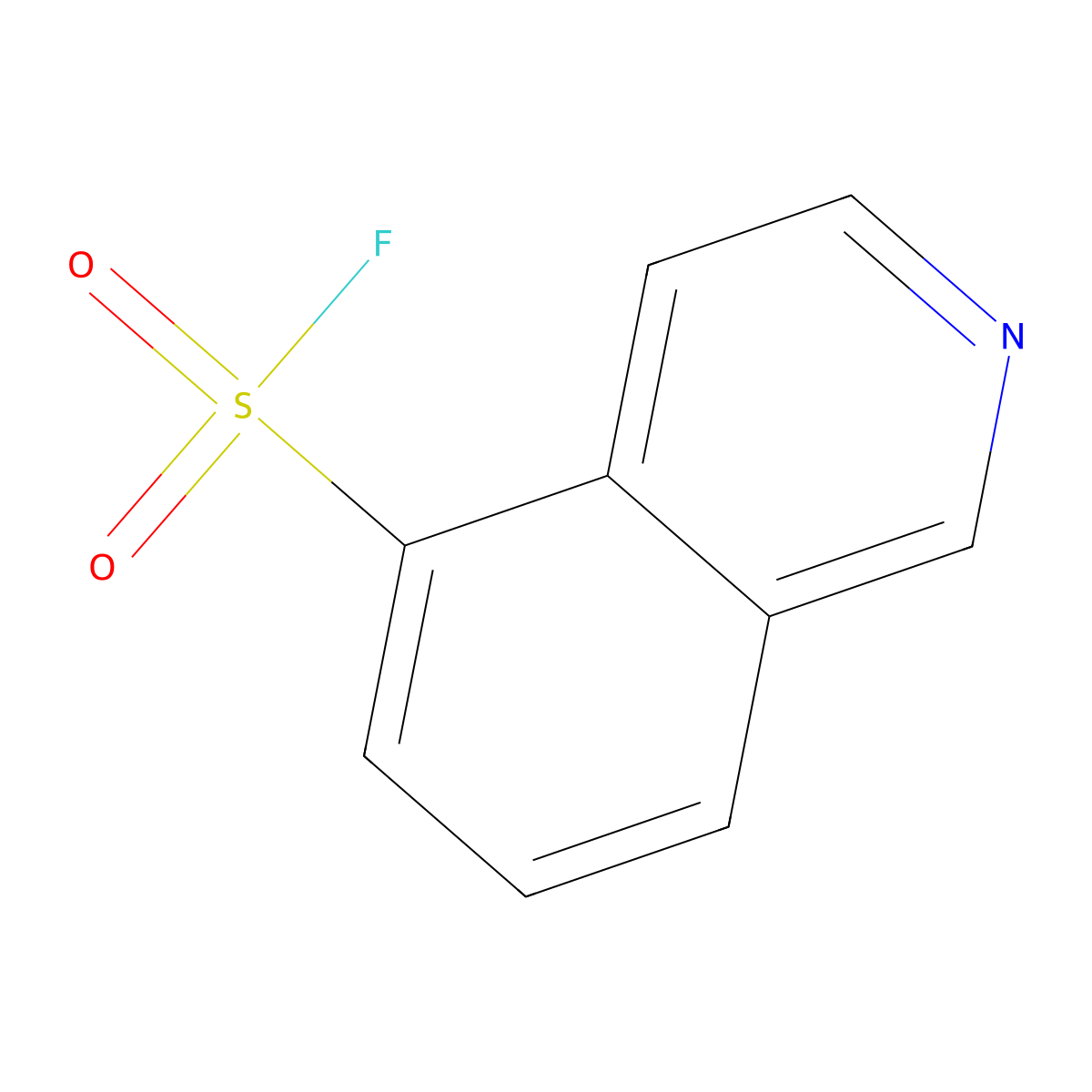 Isoquinoline-5-sulfonyl fluoride molecular structure, CAS 2228823-68-3