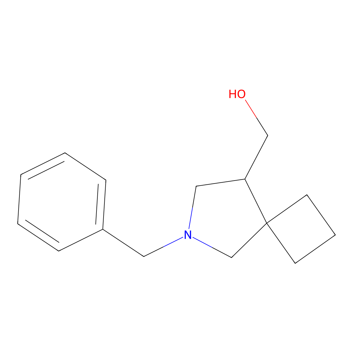 {6-Benzyl-6-azaspiro[3.4]octan-8-yl}methanol molecular structure, CAS 2228824-10-8