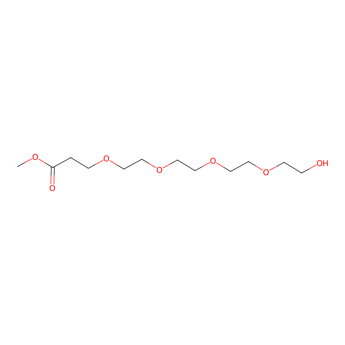 Hydroxy-PEG4-methyl ester molecular structure, CAS 2228857-35-8