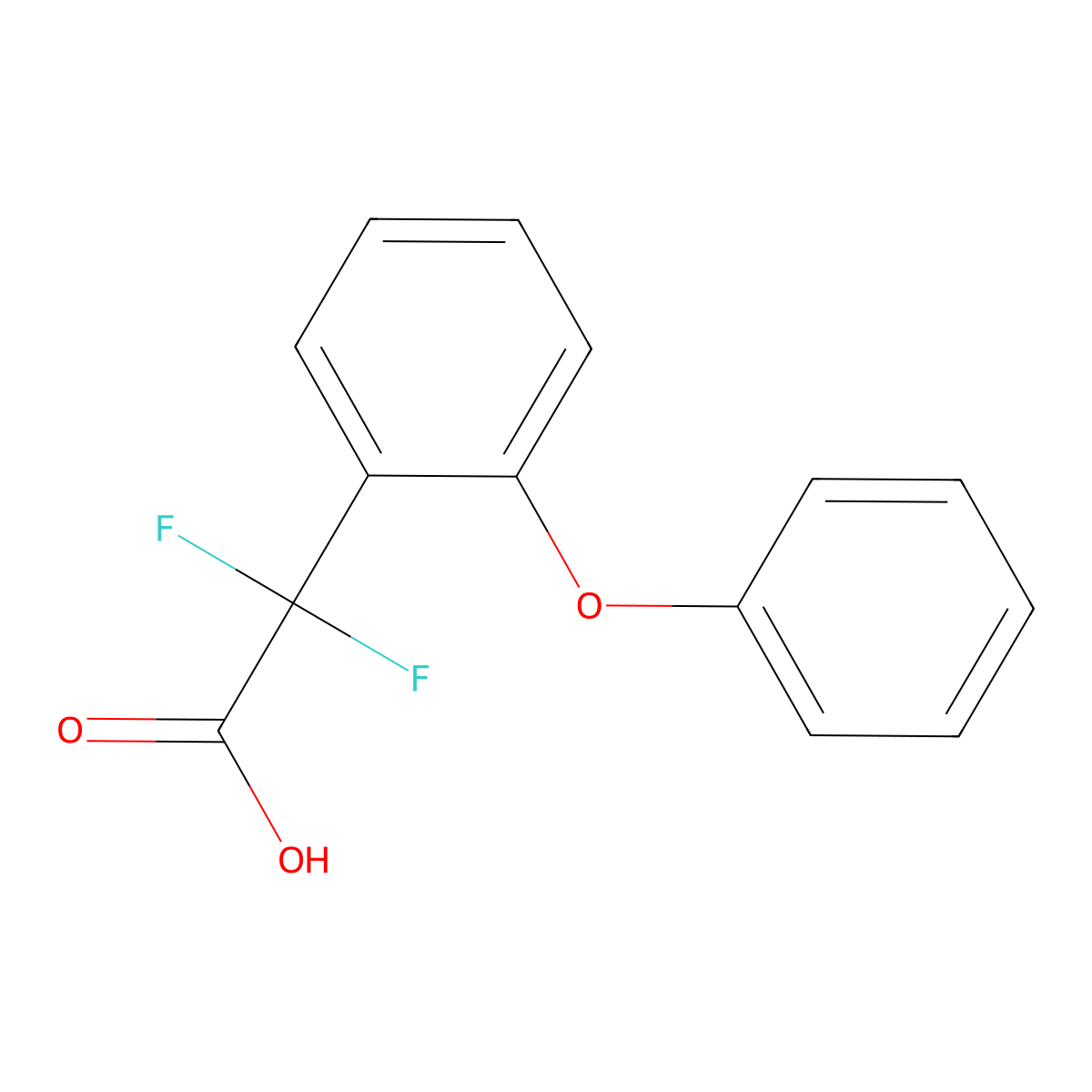 2,2-Difluoro-2-(2-phenoxyphenyl)acetic acid molecular structure, CAS 2228907-78-4