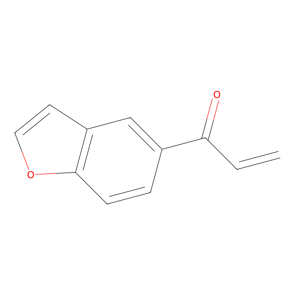 1-(1-Benzofuran-5-yl)prop-2-en-1-one molecular structure, CAS 2228911-07-5