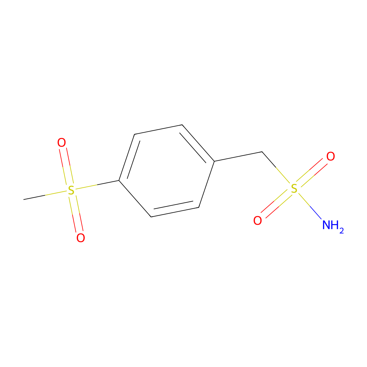 (4-Methanesulfonylphenyl)methanesulfonamide molecular structure, CAS 2228935-40-6