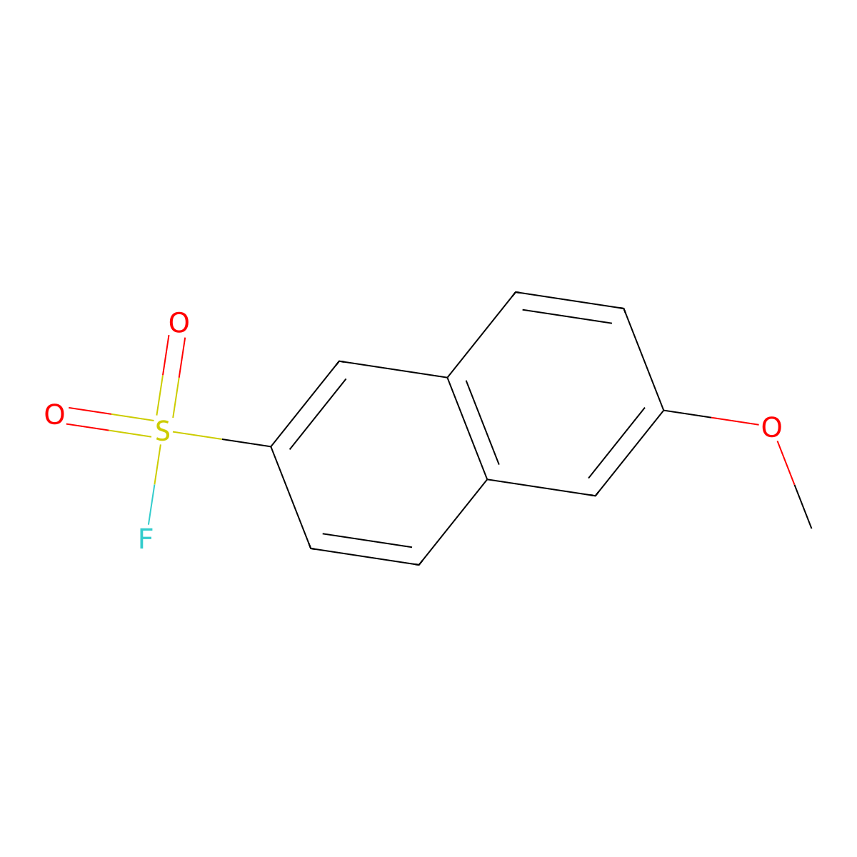 6-Methoxynaphthalene-2-sulfonyl fluoride molecular structure, CAS 2228964-45-0