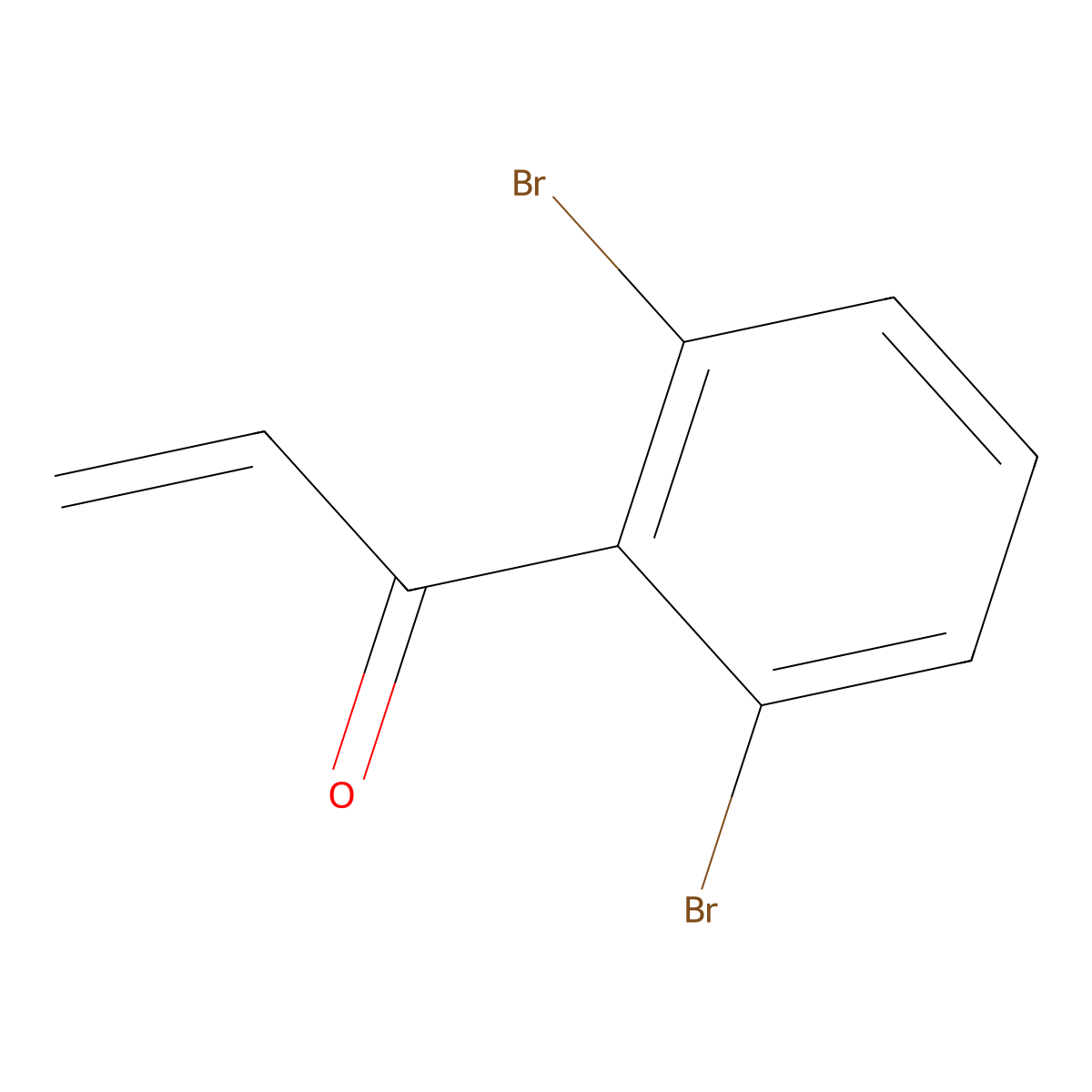1-(2,6-Dibromophenyl)prop-2-en-1-one molecular structure, CAS 2228982-16-7