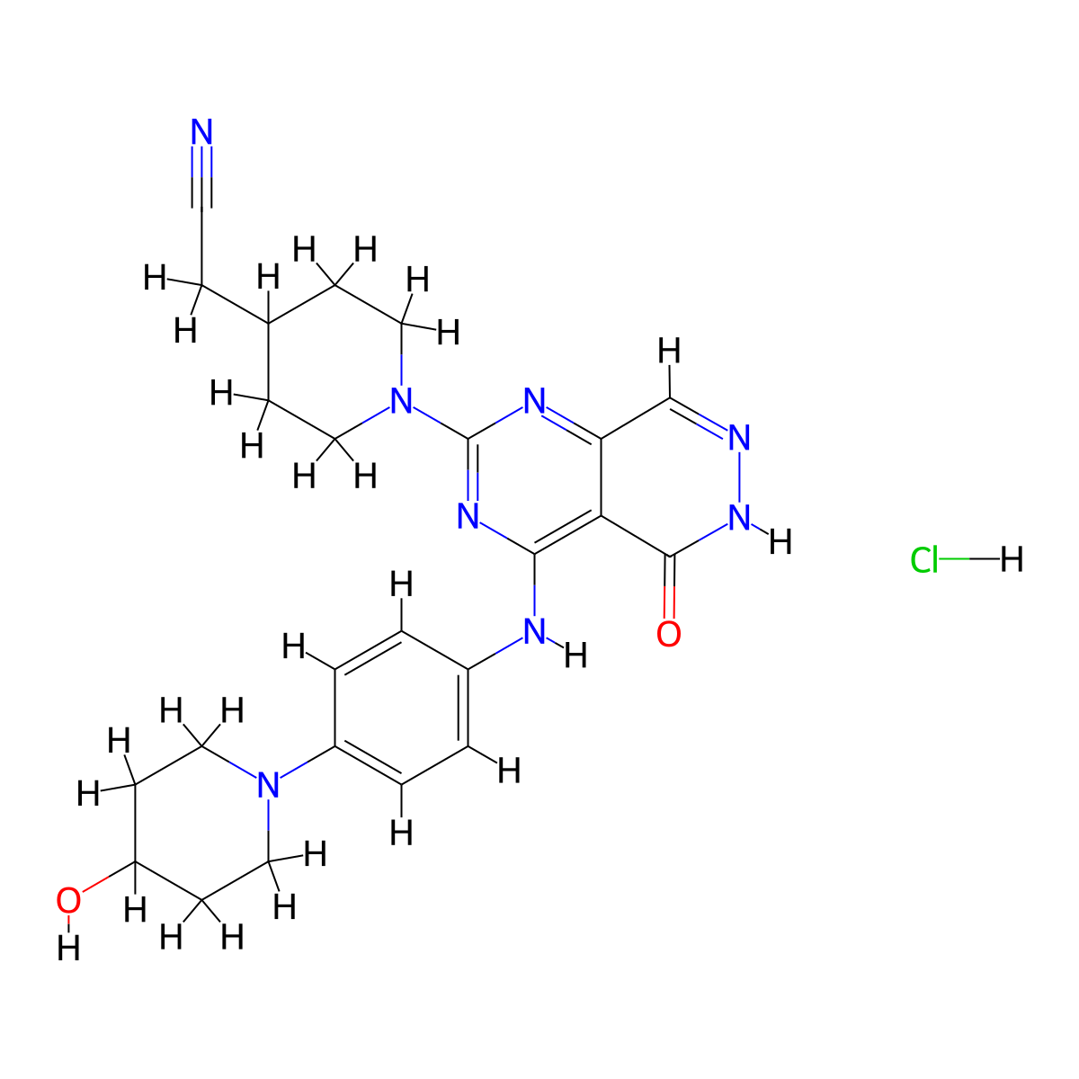 Gusacitinib Hydrochloride molecular structure, CAS 2228989-14-6