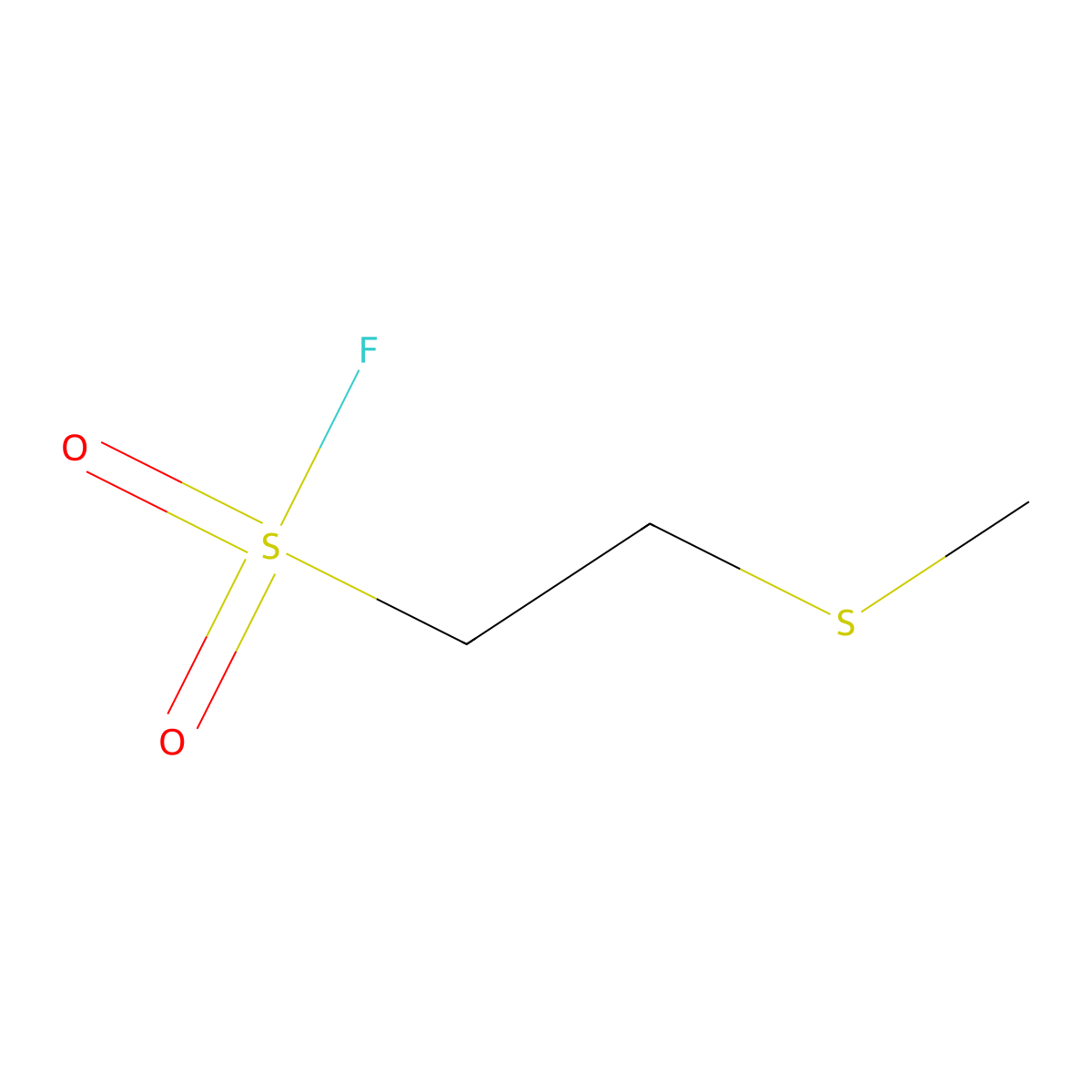2-(Methylsulfanyl)ethane-1-sulfonyl fluoride molecular structure, CAS 2229008-27-7