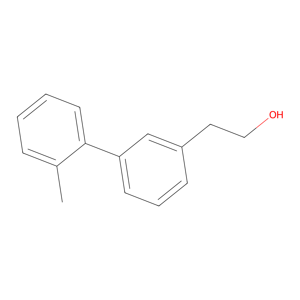 2-[3-(2-Methylphenyl)phenyl]ethan-1-ol molecular structure, CAS 2229048-89-7