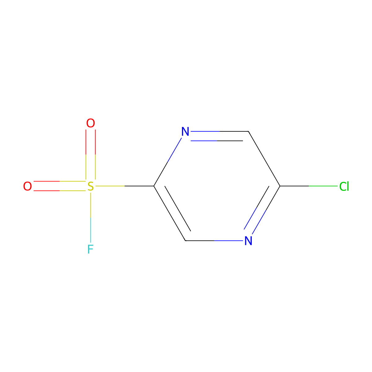 5-Chloropyrazine-2-sulfonyl fluoride molecular structure, CAS 2229069-46-7