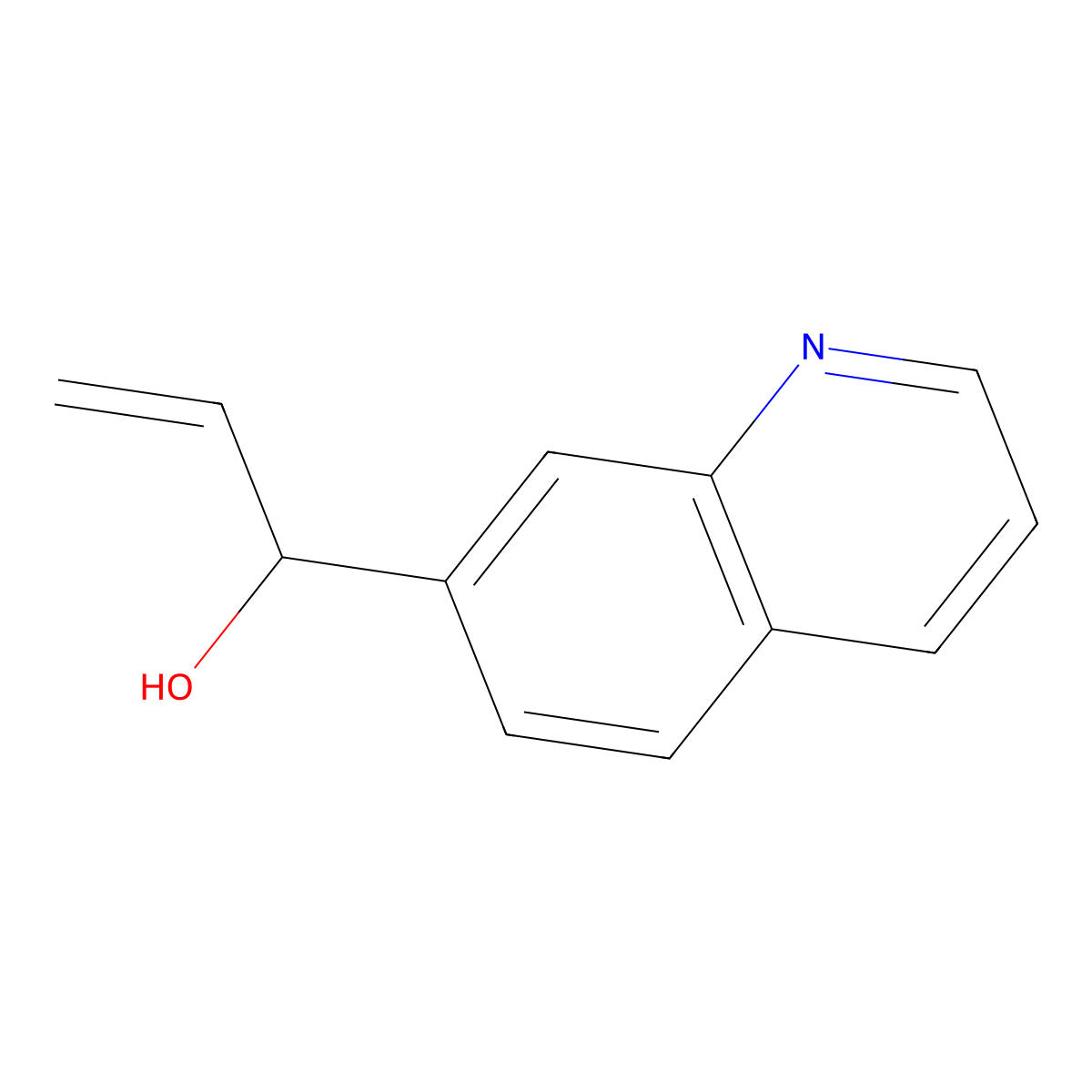 1-(Quinolin-7-yl)prop-2-en-1-ol molecular structure, CAS 2229073-89-4