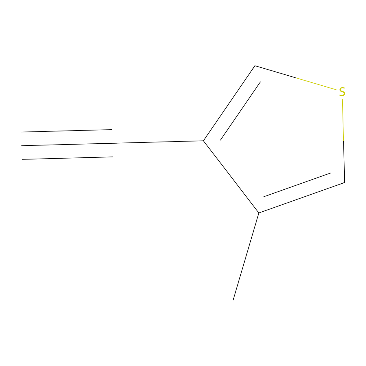 3-Ethynyl-4-methylthiophene molecular structure, CAS 2229115-15-3