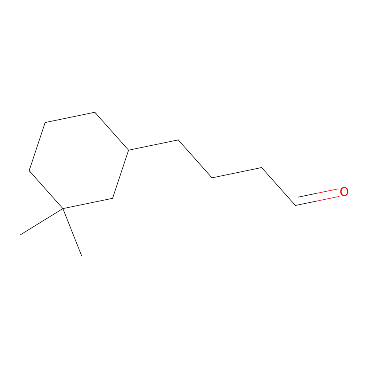 4-(3,3-Dimethylcyclohexyl)butanal molecular structure, CAS 2229129-74-0