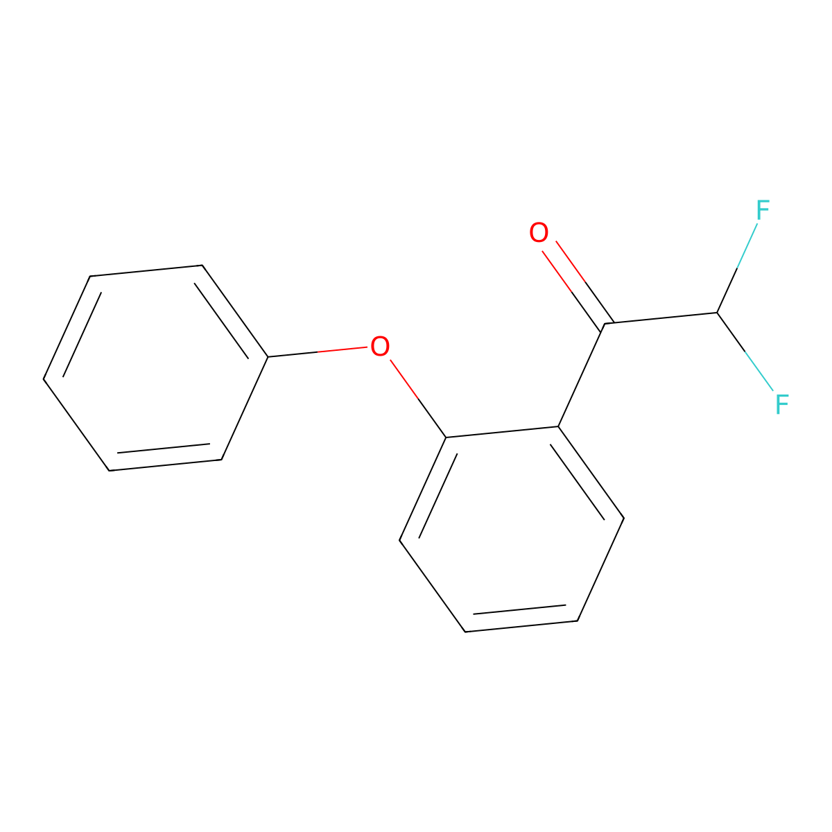2,2-Difluoro-1-(2-phenoxyphenyl)ethanone molecular structure, CAS 2229145-74-6