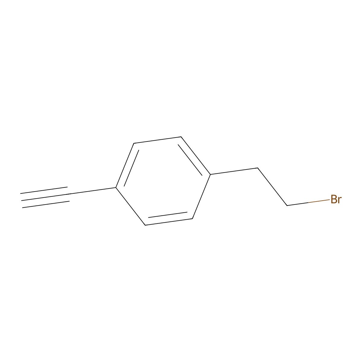 1-(2-Bromoethyl)-4-ethynylbenzene molecular structure, CAS 2229152-32-1