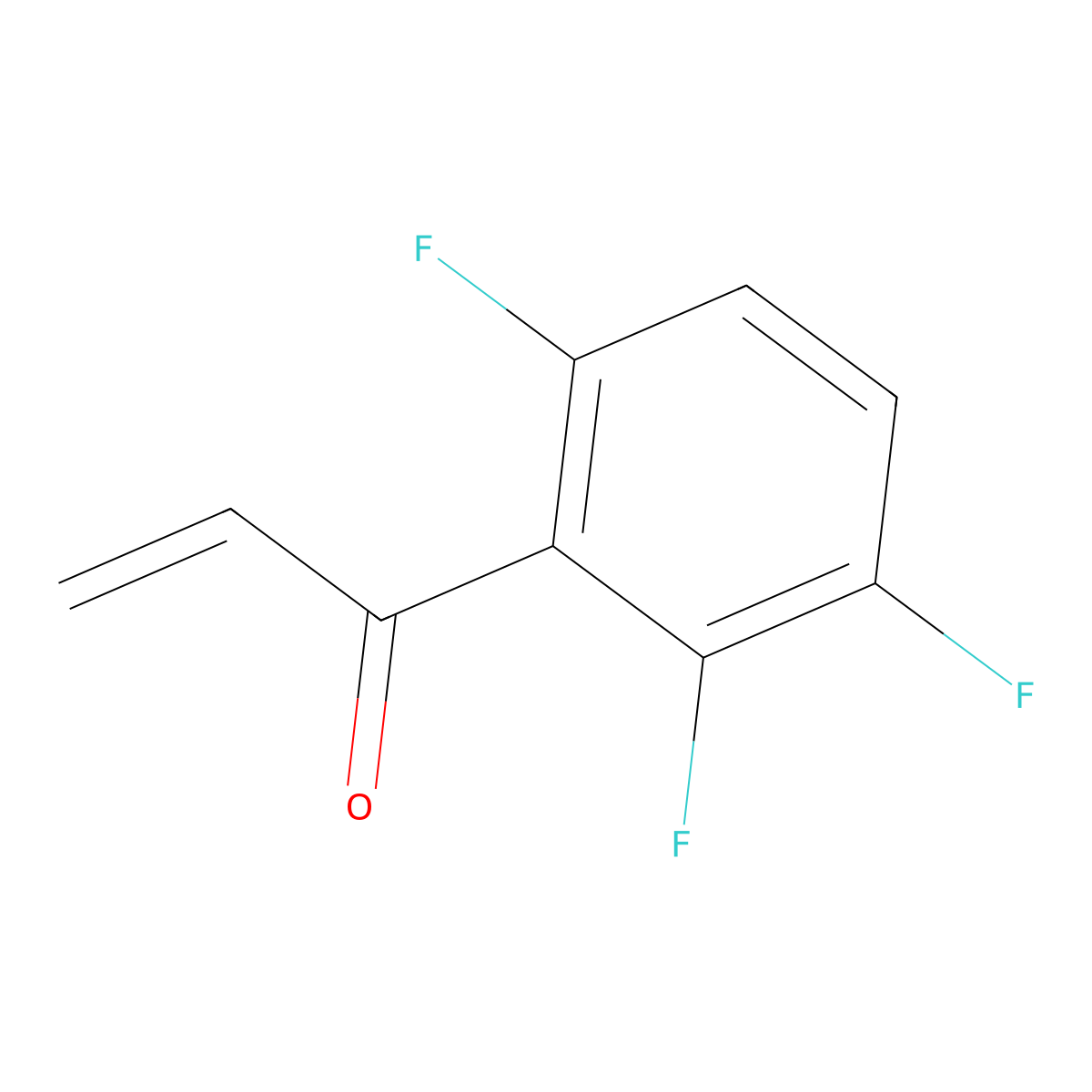 1-(2,3,6-Trifluorophenyl)prop-2-en-1-one molecular structure, CAS 2229153-93-7