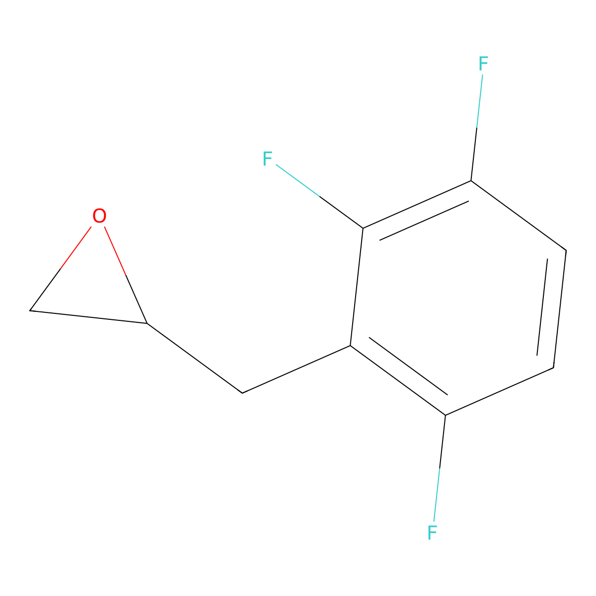 2-[(2,3,6-Trifluorophenyl)methyl]oxirane molecular structure, CAS 2229155-19-3