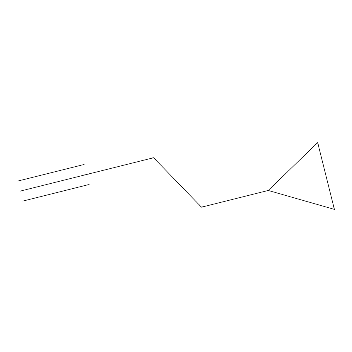 (But-3-yn-1-yl)cyclopropane molecular structure, CAS 2229173-71-9